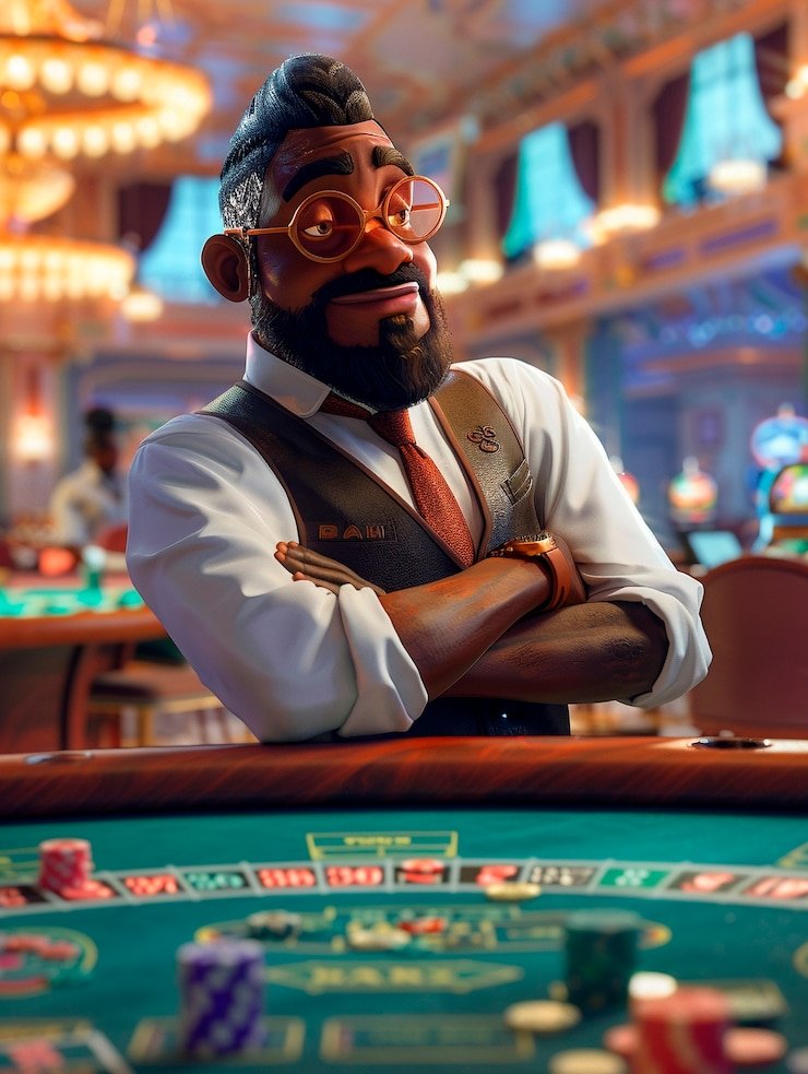 Tema emas Midas Fortune dengan kartu info